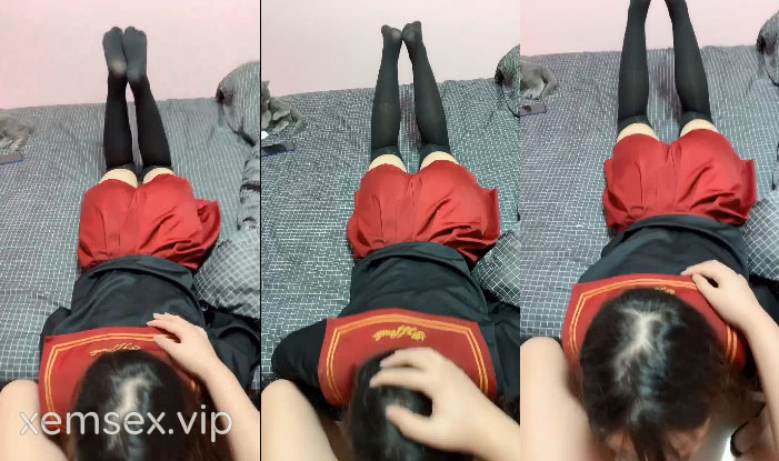 Em nữ sinh mông to, bím không lông Phần 1